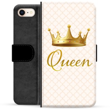 iPhone 7/8/SE (2020) Premium Lompakkokotelo - Kuningatar