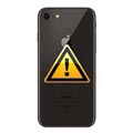iPhone 8 Takakannen Korjaus - sis. kehys - Musta