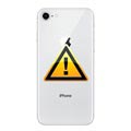 iPhone 8 Takakannen Korjaus - sis. kehys - Hopea