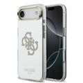 iPhone Air Guess Mirror 4G Glitter Logo Hybridikotelo - MagSafe-yhteensopiva - Kulta