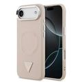 iPhone Air Guess Triangle Logo Kotelo - MagSafe-yhteensopiva - Vaaleanpunainen