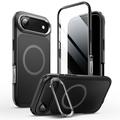 iPhone Air Supcase i-Blason Ares Flip Mag MagSafe kotelo - Musta