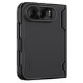 iPhone Duo Nillkin Super Frosted Shield Fold Kotelo - Musta
