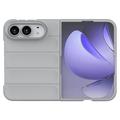 iPhone Duo Rugged TPU Suojakuori - Vaaleanharmaa