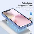iPhone 16e Dux Ducis Lawa lompakko nahkakotelo magneettikannella - Vauvan sininen
