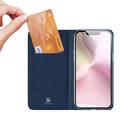iPhone 16e Dux Ducis Skin Pro Lompakkokotelo - Sininen