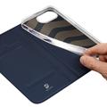 iPhone 16e Dux Ducis Skin Pro Lompakkokotelo - Sininen