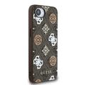 iPhone 16e Guess 4G Peony kotelo - MagSafe-yhteensopiva - ruskea