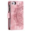 iPhone 16e Mandala Series Lompakkokotelo - Ruusukulta