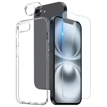 iPhone 16e Northjo 3-in-1-suojapakkaus - kirkas