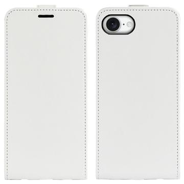 iPhone 16e Pystysuora Lompakkokotelo Korttipaikalla - Valkoinen