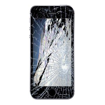 iPhone SE LCD-näytön ja Kosketusnäytön Korjaus - Musta - Grade A