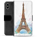 iPhone X / iPhone XS Premium Lompakkokotelo - Pariisi