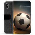 iPhone X / iPhone XS Premium Lompakkokotelo - Jalkapallo