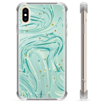 iPhone X / iPhone XS Hybrid Suojakuori - Vihreä Minttu