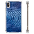 iPhone XS Max Hybrid Suojakuori - Nahka