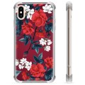 iPhone XS Max Hybrid Suojakuori - Vintage Kukat