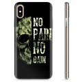 iPhone X / iPhone XS TPU Suojakuori - No Pain, No Gain