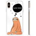 iPhone X / iPhone XS TPU Suojakuori - Slow Down