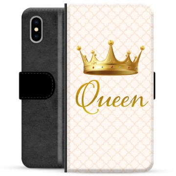 iPhone X / iPhone XS Premium Lompakkokotelo - Kuningatar
