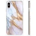 iPhone X / iPhone XS TPU Suojakuori - Elegantti Marmori