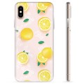 iPhone X / iPhone XS TPU Suojakuori - Sitruunakuvioinen