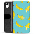 iPhone XR Premium Lompakkokotelo - Banaanit