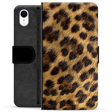 iPhone XR Premium Lompakkokotelo - Leopardi