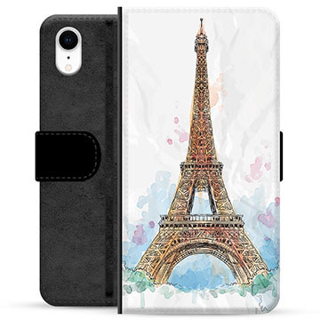 iPhone XR Premium Lompakkokotelo - Pariisi
