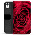 iPhone XR Premium Lompakkokotelo - Ruusu
