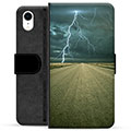 iPhone XR Premium Lompakkokotelo - Myrsky