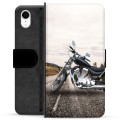 iPhone XR Premium Lompakkokotelo - Moottoripyörä