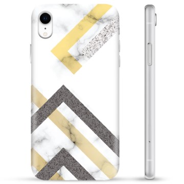 iPhone XR TPU Suojakuori - Abstraktin Marmori