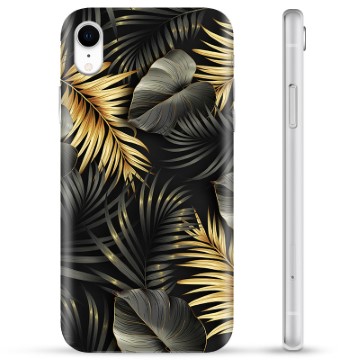 iPhone XR TPU Suojakuori - Kultaiset Lehdet