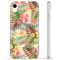 iPhone XR TPU Suojakuori - Vaaleanpunaiset Kukat
