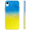 iPhone XR TPU Kotelo Ukrainan Lippu - Kaksisävyinen