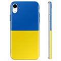 iPhone XR TPU Kotelo Ukrainan Lippu - Keltainen ja vaaleansininen