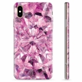 iPhone XS Max TPU Suojakuori - Vaaleanpunainen Kristalli