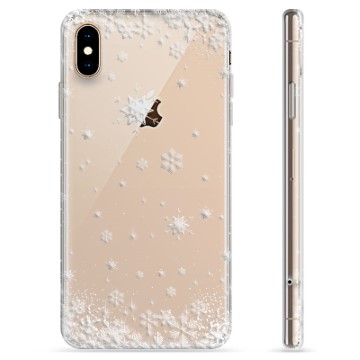 iPhone XS Max TPU Suojakuori - Lumihiutaleet