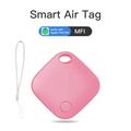 itag03 Bluetooth Finder Anti-Loss Locator Applen laitteelle Kannettava Mini Tracker hihnalla - Vaaleanpunainen