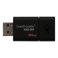 Kingston DataTraveler Muistikortti 100 G3 64 Gt USB 3.0 - Musta