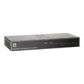 LevelOne GSW-0809 Kytkin 8-porttinen Gigabit - Musta