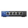 Linksys LGS105 5-porttinen Liiketoimintaa Desktop Gigabit Kytkin - Musta