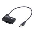 LogiLink AU0013 USB 3.0 - SATA 6G -sovitin - 5 Gbps - Musta
