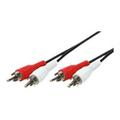 LogiLink CA1041 Äänikaapeli - 10m - Musta