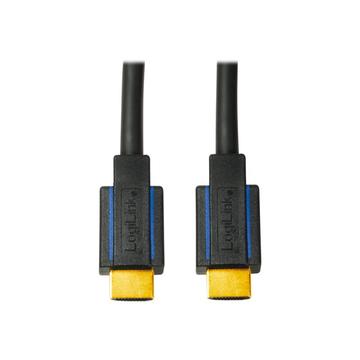 LogiLink HDMI 2.0 Kaapeli uros -> HDMI uros - 3m - Musta