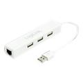 LogiLink UA0025C USB 2.0 Ethernet -verkkosovitin - Musta