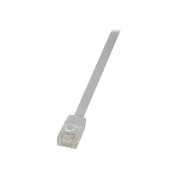 LogiLink SlimLine CF2061U Patch-kaapeli CAT 6 UTP - 3m - Valkoinen