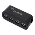 LogiLink USB 2.0 -keskitin 4-porttinen Keskitin 4-porttia USB