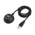 LogiLink USB-jatkokaapeli Telakointiasemalla - 1.5m - Musta